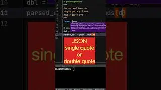Python json how load single and double quote 