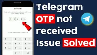 Telegram OTP not received Issue Solved || Telegram Ka OTP not received problem kaise solve kare