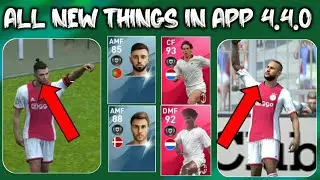 PES 2020 MOBILE ALL NEW CHANGES IN APP  V 4.4.0 |