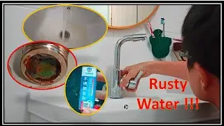 How to Replace Out a Water Basin Tap, Why Rusty Water come out from the tap (Singapore DIY)