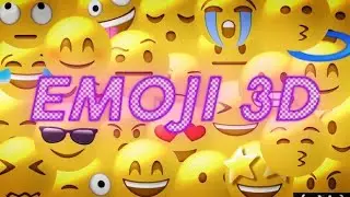 Emoji 3D ON 4K | GREEN SCREEN😍