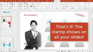 Stamps: how to add "Draft" or "Confidential" on all your slides