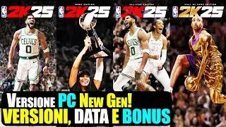 NBA 2K25 TUTTE LE NOVITÀ SU DATA, VERSIONI COVER E BONUS! NBA 2k25 ITA AleMiracle
