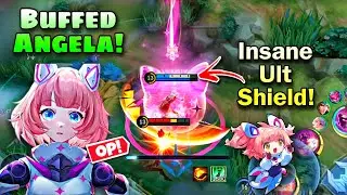 BUFFED ANGELA IS SO OP!!😍INSANE ULT SHIELD🛡️ASPIRANT ANGELA TANK BUILD🔥 