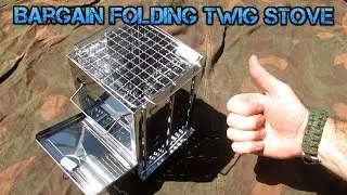 Bargain Folding Twig Stove