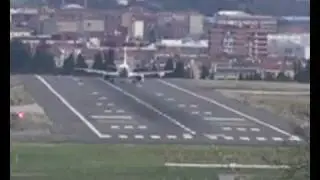 Aterrizando en Bilbao