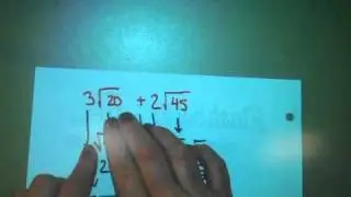 A11-7 Add Sub Radical Exp 2 simplify before combining.m4v