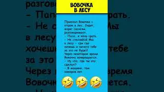 ВОВОЧКА В ЛЕСУ 😎 Самые смешные анекдоты про Вовочку 