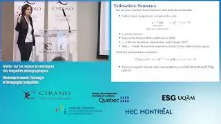 Workshop on the Economic Challenges of Demographic Inequalities - Raquel Fernandez