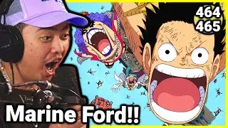 Luffy arrives at MARINE FORD! (One Piece Reaction)