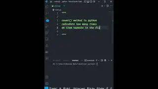 Count Method in Python 