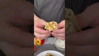 Хрустящий пирожок из тоста с яблочно-коричной начинкой 🍎