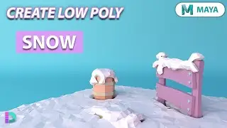 Model Low Poly Snow In Maya
