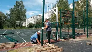 Новая спортивная площадка. 21 08 2024