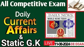 🔥 Your live class on Daily Current affairs||wbp constable||KP||ssc gd||ssc exam#general knowledge