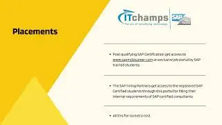 SAP TCP (Training, Certification, Placements) Model.
