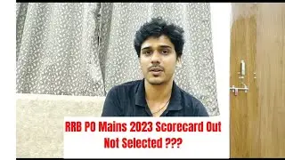 RRB PO Mains 2023 Scorecard Out || Share Your Marks || Cutoff  #rrbpo #ibps #ibpspo #ibpsclerk