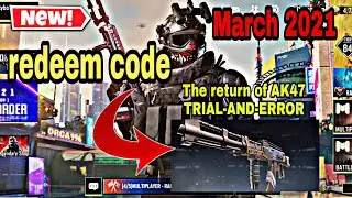 *NEW* How to code redeem in call of duty mobile march 2021 