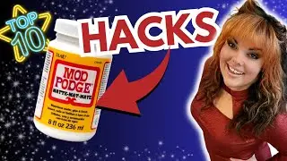 Try these GENIUS 🤯 mod podge Hacks on your next projects in 2024 ● Easy craft hacks