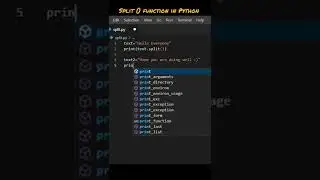 split() Function in Python 