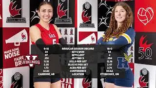2025 CCAA Women's Volleyball Quarter-Final | Humber vs. Augustana