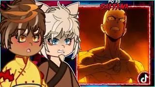 🇺🇸🇧🇷🇪🇸 Kung Fu Panda React to Po As Saitama - Gacha React