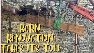 BARN RENOVATION TAKES ITS TOLL