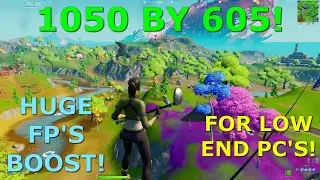 The BEST STRETCH RESOLUTION In Fortnite Chapter 2 Season 8 For LOW IN PC!