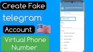 How to create telegram account with free US number | Unlimited free us number 2022