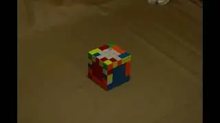 solving a 5x5 in stopmotion