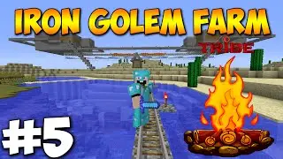 Tribe SMP #5 - Донейт, Пранк и Iron Golem Farm