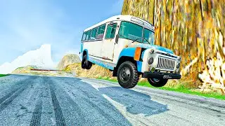 Крутой Спуск С Горы Beamng Drive