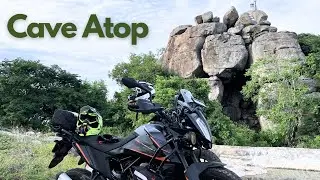 Exploring a Hilltop Cave | KTM 390 Adv-X
