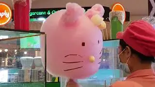 Membuat Gulali Hello Kitty | kimi beli gulali karakter