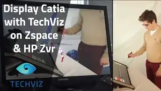 Navigate in Catia with TechViz VR Software on HP Zvr
