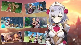 Noelle Complete Hangout Quest All Endings & Choices - Genshin Impact 1.4 Dating Feature