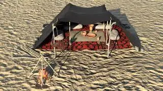 3D old arabic tent