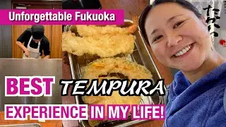BEST TEMPURA EXPERIENCE!! FUKUOKA JAPAN