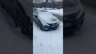 Засыпало снегом машину в Канаде Монреаль.Программа CUAET.#cuaet