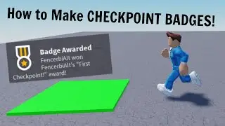 How to Make Checkpoint Badges! (Roblox)