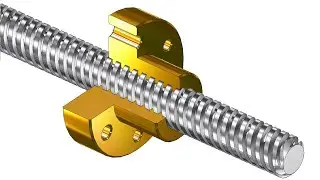 SolidWorks Tutorial - Square Screw