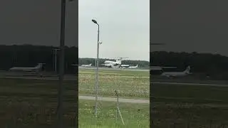 Ту-154 садится во Внуково. Самолёт СЛО "Россия". Май, 2023 #shorts