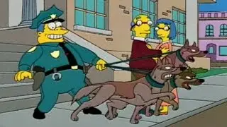 Los Simpson - Wiggum - Podemos dejar de preocuparnos, estos perros no fallan