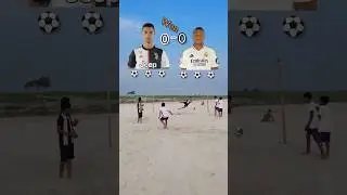 Team Ronaldo vs Team Mbappe CHALLENGE 