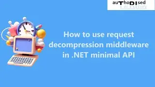 How to use request decompression middleware in .NET minimal API