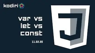 JS workshop: var vs let vs const - 07-02-20