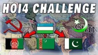 HOI4 Challenge:Free Landlocked Uzbekistan | Hearts of Iron 4 [Millennium Dawn Mod]