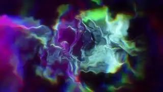 Nebula Multicolor Screensaver Background 4K