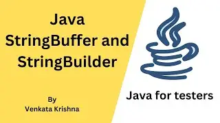 Java - StringBuffer and StringBuilder