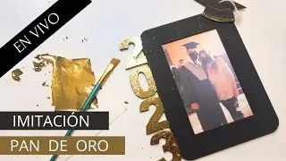 How to work with imitation gold leaf